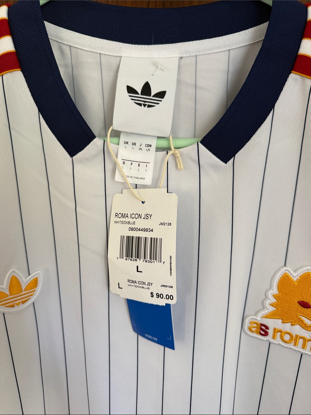 adidas AS Roma Icon 25/26 Short-Sleeve Jersey - L - Picture 4 of 7